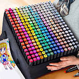 Набір скетч маркерів у сумці Touch, Набір маркерів для художників-початківців, Маркери спиртові GO-84, фото 5