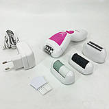 Жіночий епілятор для брів та обличчя Gemei GM-7006 4в1, Жіночий тример для чутливих місць GL-59, фото 8