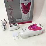 Епілятор депілятор бритва VGR V-722, Жіночий тример для тіла, Бікіні-тример, Епілятор для бікіні RE-91, фото 5