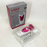 Епілятор депілятор бритва VGR V-722, Жіночий тример для тіла, Бікіні-тример, Епілятор для бікіні RE-91, фото 6