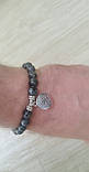 Браслет дерево життя із чорного шунгіту вулканічного каменю амулет оберіг, фото 2
