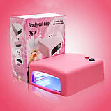 Лампа для сушки нігтів манікюр ZH-818, Лампи манікюрні, Сушарка для робіт з манікюром Лампа нігтів MV-94, фото 4