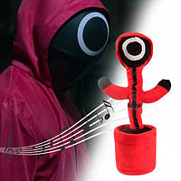 Танцюючий співаючий кактус з підсвічуванням якісний, Танцюючий кактус співаючий іграшка KA-25