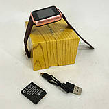 Смарт-годинник Smart Watch A1 розумний електронний зі слотом під sim-карту + карту пам'яті micro-sd. XV-462 Колір: золотий, фото 4