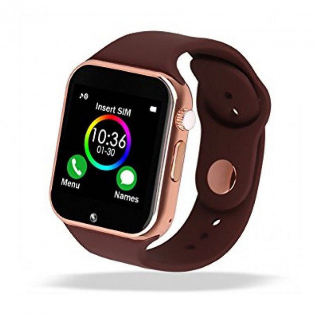 Смарт-годинник Smart Watch A1 розумний електронний зі слотом під sim-карту + карту пам'яті micro-sd. XV-462 Колір: золотий, фото 1
