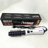 Потужний фен гребінця Gemei, Хороший фен для дому складний з різними насадками JA-75, фото 2