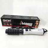 Потужний фен гребінця Gemei, Хороший фен для дому складний з різними насадками JA-75, фото 3