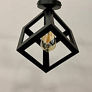 Чорний світильник в стилі лофт (56-XPR160F-1 BK)