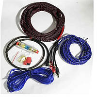 Набір проводів AWG/RCA для встановлення саббуфера WL-119 KIT 10GA/C011