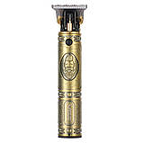 Тример бездротовий VGR, Машинка для різних стрижок акумуляторна, Універсальний тример для чоловіків CF-63, фото 6