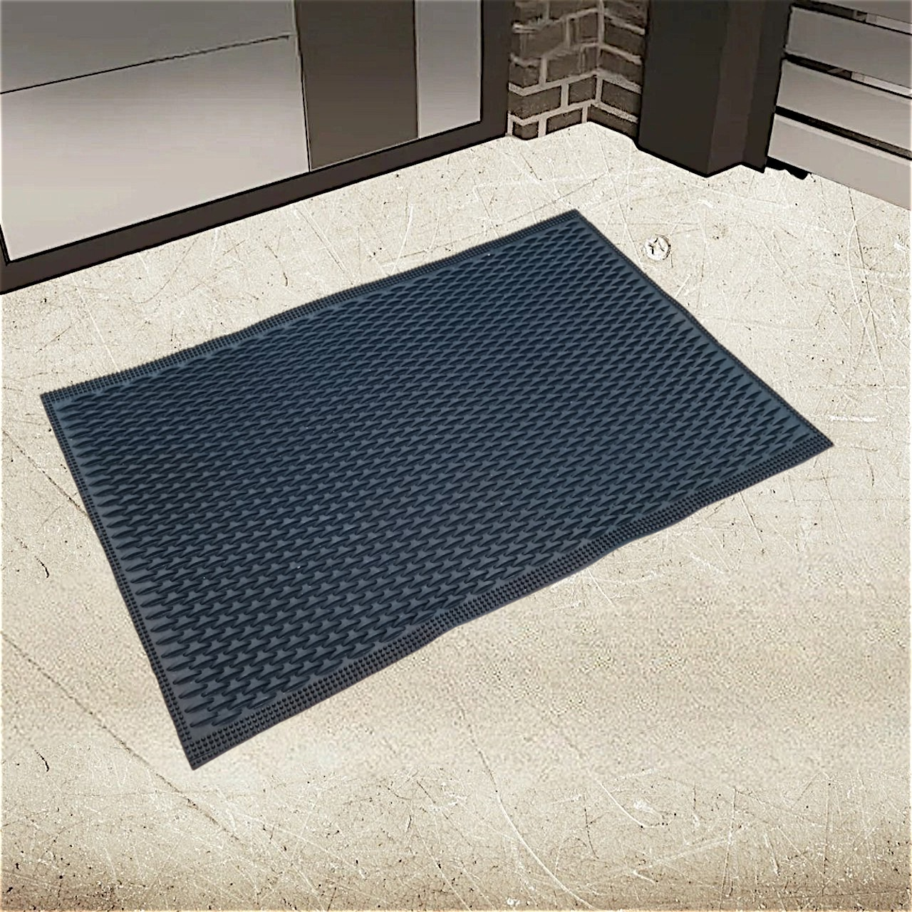 Килимок гумовий придверний Вавілон 39х57 см, фото 1