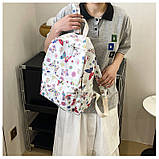 Рюкзак дівчина нові сумки для дівчаток сумка міський стильний гурт, фото 3