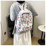 Рюкзак дівчина нові сумки для дівчаток сумка міський стильний гурт, фото 5