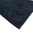 Килимок гумовий придверний Сліди 60х75 см, фото 4