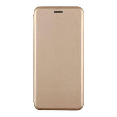 Чехол-книжка кожа для Samsung Galaxy M13 (M135) Цвет Gold