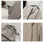 (немає кулона) Рюкзаки чоловічі та жіночі, модні студентські рюкзаки міський стильний гурт, фото 3