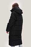 Довгий жіночий пуховик Finn Flare FWB11073-200 чорний M, фото 5
