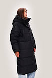 Довгий жіночий пуховик Finn Flare FWB11073-200 чорний M, фото 4