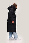 Довгий жіночий пуховик Finn Flare FWB11073-200 чорний M, фото 3