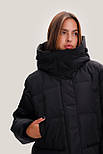 Довгий жіночий пуховик Finn Flare FWB11073-200 чорний M, фото 7