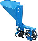 1-рядна часникосаджалка ЧС1 до мотоблока саджалка часнику та цибулі (стандартні ложечки - 24,5 мм), фото 3