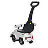 Дитяча каталка-толокар Jeep 5902 з батьківською ручкою 2 в 1 Білий, фото 5