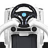 Дитяча каталка-толокар Jeep 5902 з батьківською ручкою 2 в 1 Білий, фото 8