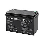 Акумулятор гелевий Rebel 12V 100Ah (BAT0421) для мотоциклів та ІБП, вага 24,5 кг, чорний корпус
