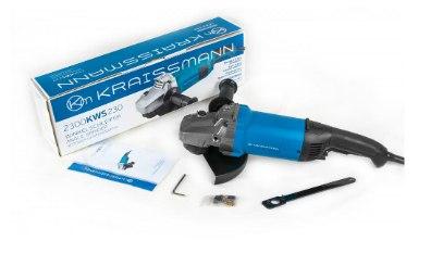 Кутова шліфувальна машина Kraissmann 2300 KWS 230 Потужна побутова болгарка для дому., фото 1