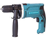 Професійний ударний дриль з функцією реверсу Kraissmann 1100 DBH 13 Дриль свердлильний електричний, фото 2