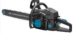Потужна ланцюгова бензопила для дерев Kraissmann KS 65 для різання дров, Бензопила для дому