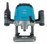 Професійний мережевий ручний фрезер по дереву Kraissmann 1500 OFE 6-8 для обробки дерева (12 насадок), фото 3