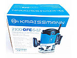 Ручний будівельний фрезерний верстат KRAISSMANN 2100 OFE 6-12 Фрезери електричні, фото 6