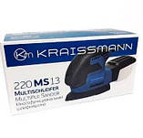 Професійна шліфувальна машина Kraissmann 220 MS 13 Віброшліфмашина,Плоска машина, фото 5