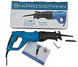 Садова шабельна пилка по дереву Kraissmann 710 US 20 Пилки шабельні, Електрична пилка шабельна для саду, фото 2