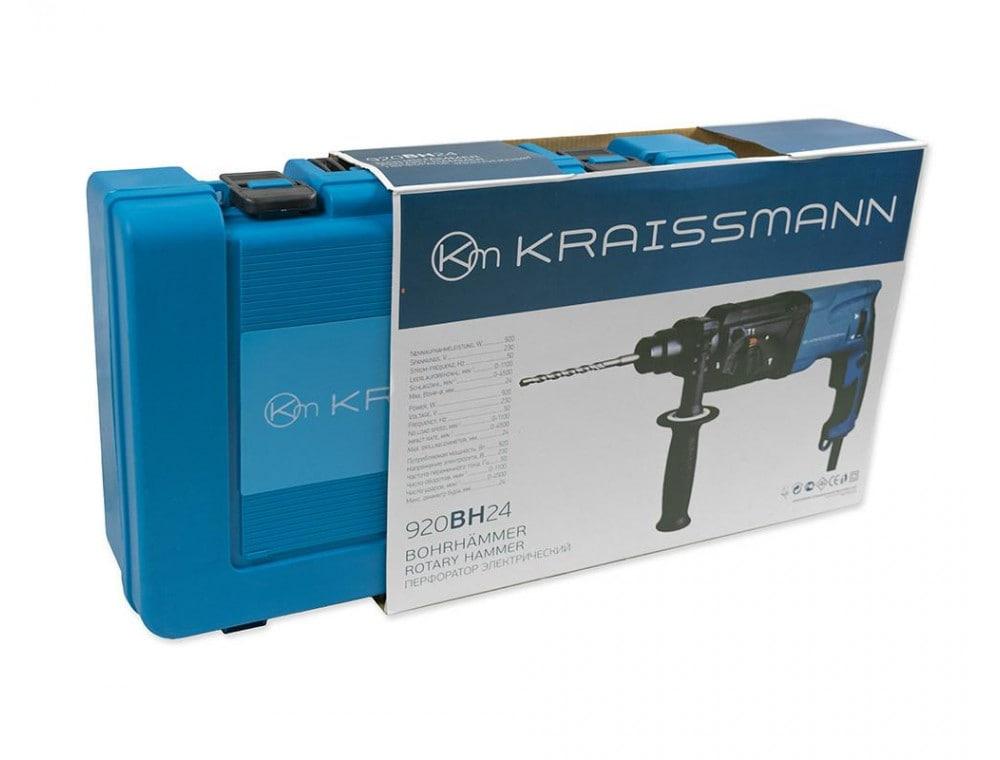 Професійний прямий перфоратор Kraissmann 920 BH 24 Легкий та потужний перфоратор
