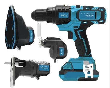 Мультиінструмент акумуляторний KRAISSMANN 4 AMT-S1 20 UL (4 насадки) MAX