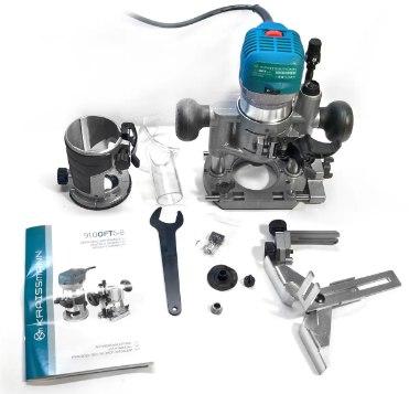 Фрезер триммер по дереву KRAISSMANN 910 OFT 6-8 Ручний фрезерний верстат по дереву (2 БАЗИ), фото 1