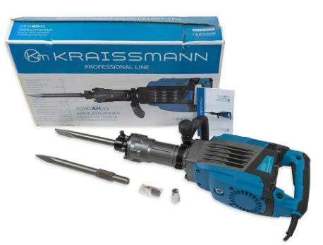 Професійний відбійний молоток KRAISSMANN 2000 АН 45 Бетоноломи електричні (2000 Вт, удар 45 Дж), фото 1