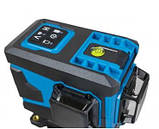 Лазерний рівень 3d для стяжки KRAISSMANN 12 3D-LLG 25 RG Нівелір професійний ( 25 м, Зелений промінь), фото 2