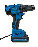 Надійний шуруповерт для дому KRAISSMANN 2102 ABS 20/2 MP Дворежимний компактний шуруповерт ( 2 АКБ ), фото 2