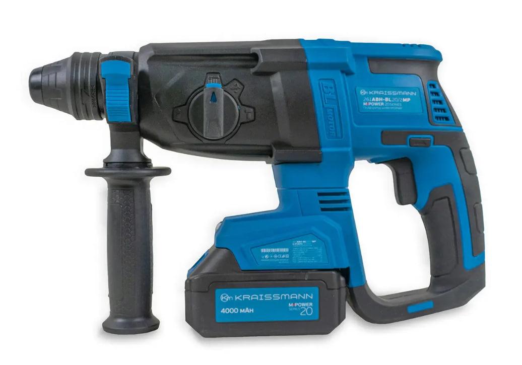 Перфоратор ручний акумуляторний KRAISSMANN 261 ABH-BL 20/2 MP,ПЕРфоратор професійний ( Кейс, 2 акб) MAX, фото 1