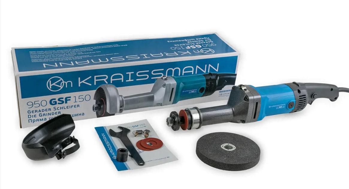 Пряма шліфувальна машина KRAISSMANN 950 GSF 150 Дротова шліфувальна машина ( 950 Вт)
