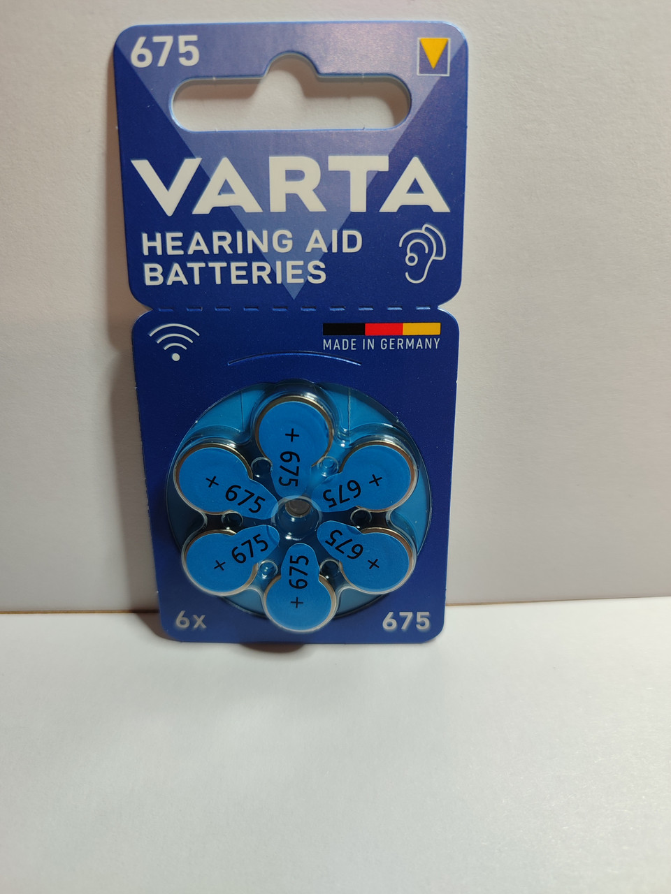 Батарейки Varta Hearing Aid 675 PR44 ZA675 для слухових апаратів