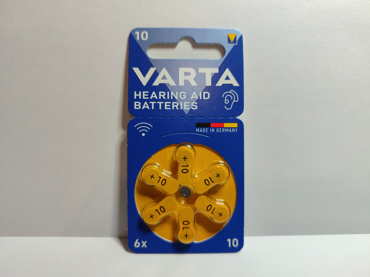 Батарейки Varta Hearing Aid 10 PR70 ZA10 1.45В для слухових апаратів, фото 1