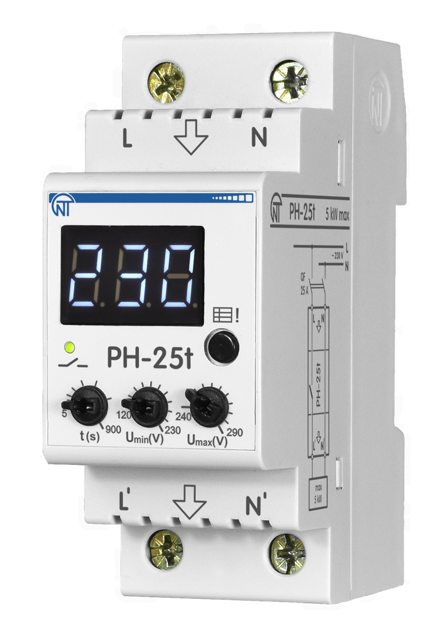 Реле напруги РН-25t, Новатек-Електро