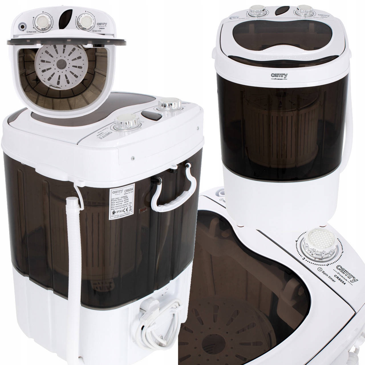 Пральна машина туристична напівавтомат з центрифугою Camry CR 8054 Польща, фото 1