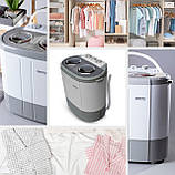 Пральна машина туристична напівавтомат з центрифугою Camry CR 8052 Польща, фото 3