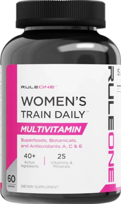 Вітаміни і мінерали R1 (Rule One) women's Train Daily Multivitamin 60 таб