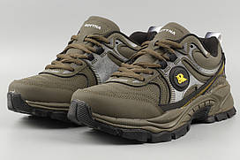 Кросівки чоловічі хакі Royyna 093B Ройна Бона Бона Розміри 41 42 44